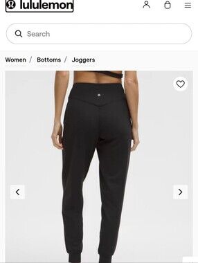 lululemon athletica Black And Blue Joggers